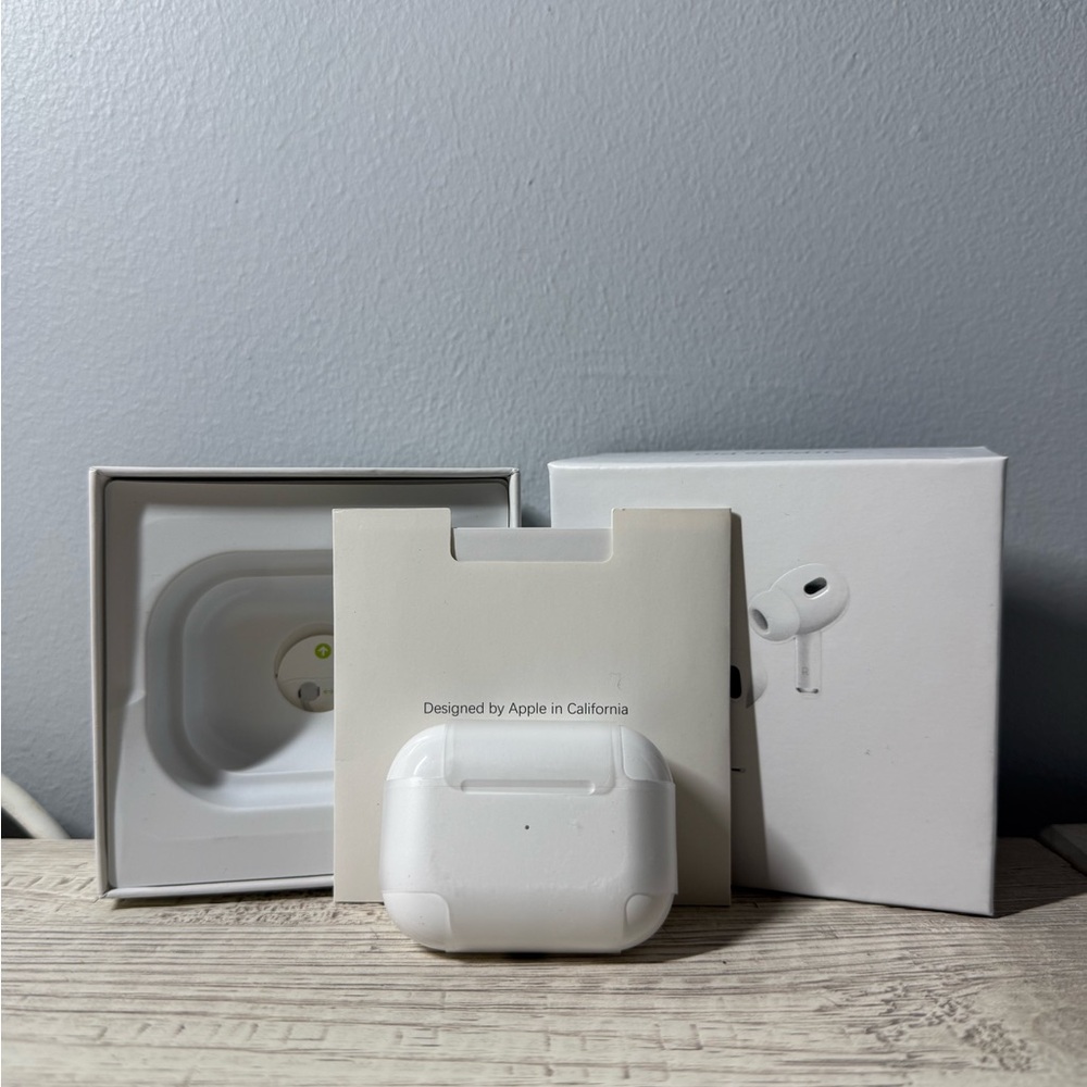 Apple AirPods with White Case and Box